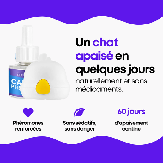 Calmivet Diffuseur Apaisant pour Chats